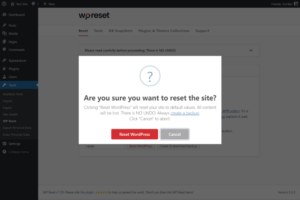 Wp Reset Pro Plugin 2